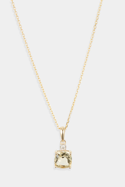 Pendentif "Tonga" D0,016/1 & Lemon Quartz 1,05/1