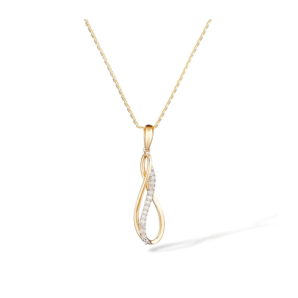 Pendentif "Infinito" Diamants 0,08/15