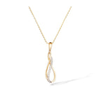 Pendentif "Infinito" Diamants 0,08/15