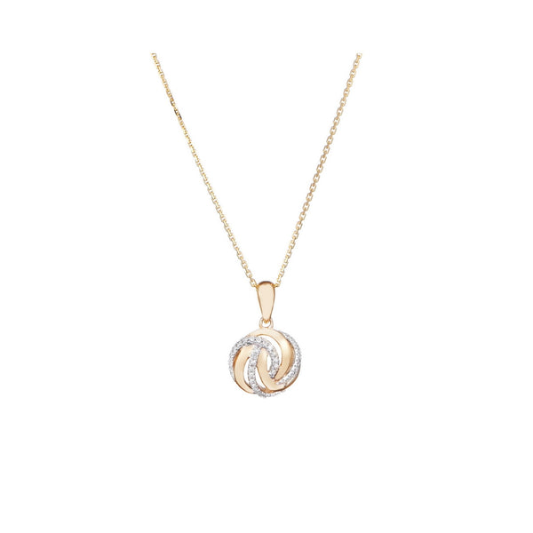 Pendentif "Golden Eye" Diamants 0,09/40 - Or Jaune 375/1000