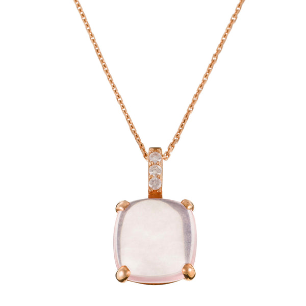 Hanger "Rose Dragée" D0,05/3 & rozenkwarts 4,8/1