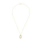 "Double Jeu" Diamond Pendant 0.18/29 - Yellow Gold 375/1000