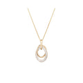 Pendentif "Double Jeu" Diamants 0,18/29 - Or Jaune 375/1000