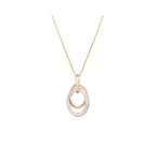 Pendentif "Double Jeu" Diamants 0,18/29 - Or Jaune 375/1000