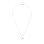 Colgante “Élue De Ton Coeur” Diamantes 0.13/26 – Oro blanco 375/1000