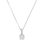 Pendentif "Akna" Diamants 0,11/11 - Or Blanc 375/1000