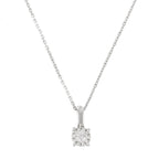 Pendentif "Akna" Diamants 0,11/11 - Or Blanc 375/1000