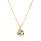 "Trior" Pendant D0,07/12 - 375/1000 Yellow Gold