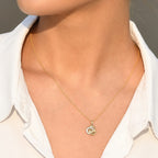 Colgante de Diamantes "Trior" 0.07/12 - Oro Amarillo 375/1000