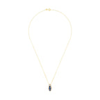 Pendentif "Westeros" Diamants 0,16/31 & Saphirs 0,85/3 - Or Jaune 375/1000