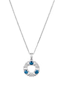 Colgante “Port Royal” Diamantes 0.05/12 y Zafiros 0.54/3
