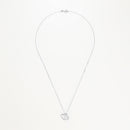 Pendentif "Two Ever" D0,11/20 - Or Blanc 375/1000