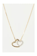 “Two Ever” Yellow Gold And Diamond Pendant 0.11/20