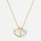 Pendentif "Two Ever" Or Jaune & Diamant 0,11/20 - Or Jaune 375/1000