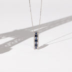 "Surat" Pendant D 0.05/14  Sa 0.83/7 - 375/1000 White Gold