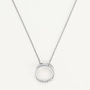Pendentif "Cercle" D0,02/5 - Or Blanc 375/1000
