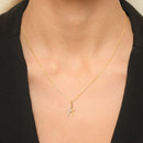 Pendentif "Ma Foi" Diamants 0,1/12 - Or Jaune 375/1000