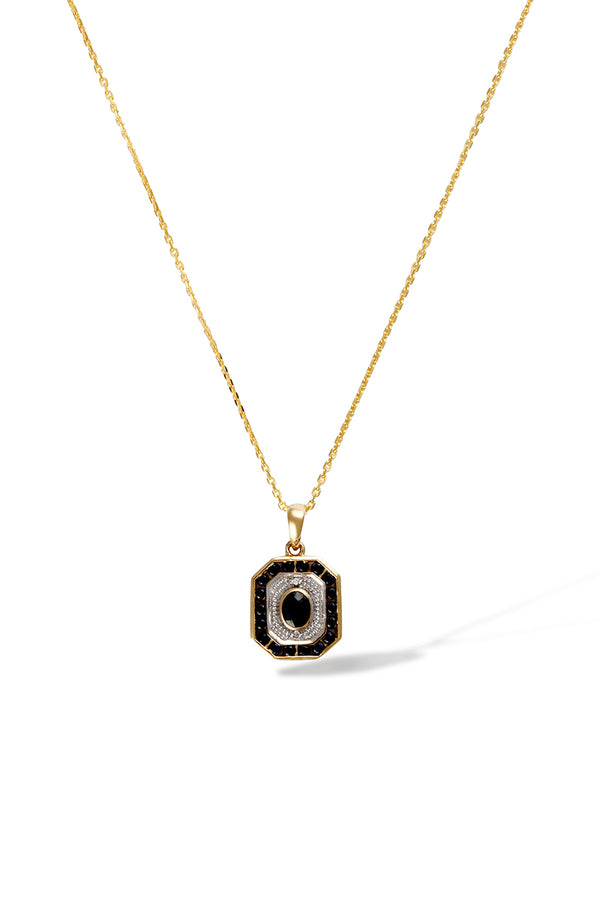 Pendentif "Saphirs Filants" D0,005/2; Sa0,79/19