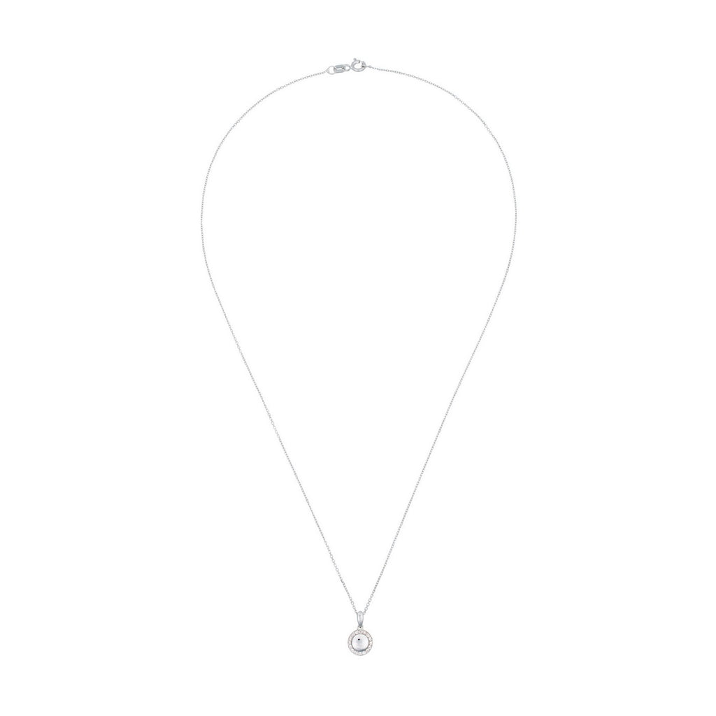 Pendentif "Bergame" D 0,056/16 - Or Blanc 375/1000