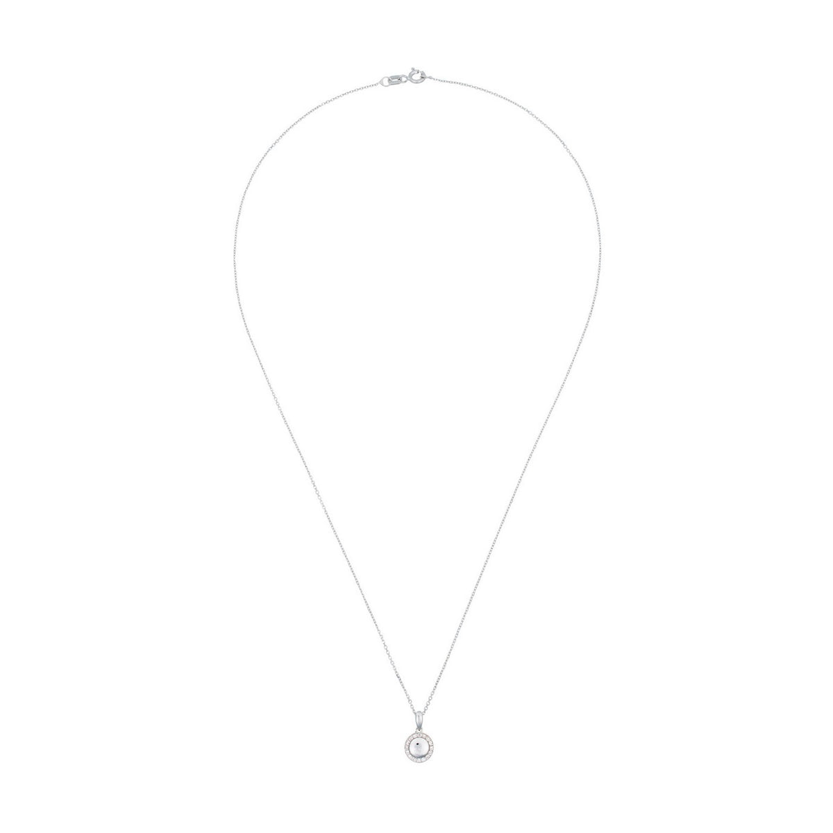 Pendentif "Bergame" D 0,056/16 - Or Blanc 375/1000