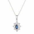 “Solona” pendant D 0.044/8 Sapphire 0.21/2