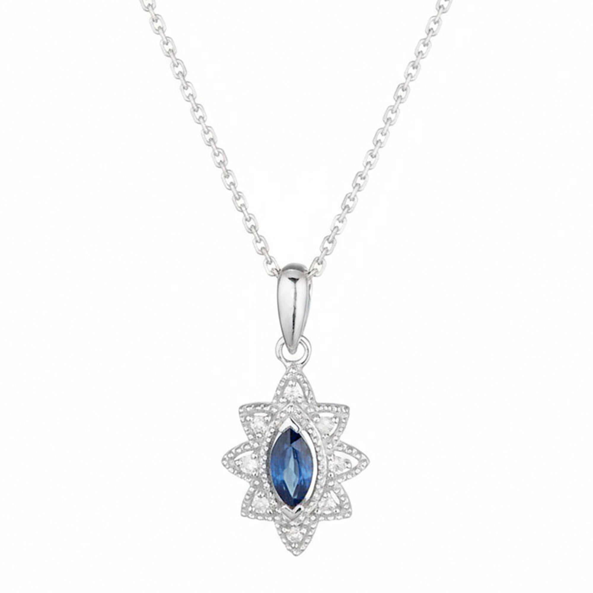 “Solona” pendant D 0.044/8 Sapphire 0.21/2