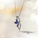 Pendentif "Baru" D 0,066/12  Saphir 0,476/3