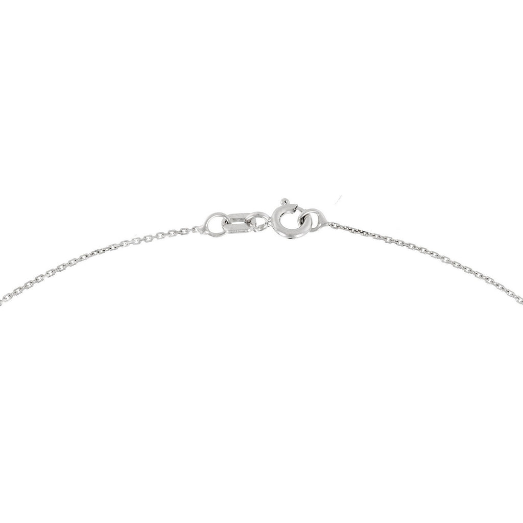 Pendente "Ceuta" con diamanti 0,17/28 - Oro bianco 375/1000