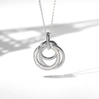 Pendente "Ceuta" con diamanti 0,17/28 - Oro bianco 375/1000