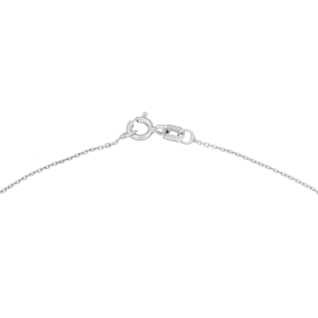 Colgante "Forlia" D 0.098/28 Topacio blanco 1.09/1 - Oro blanco 375/1000