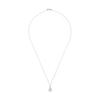 Colgante "Forlia" D 0.098/28 Topacio blanco 1.09/1 - Oro blanco 375/1000