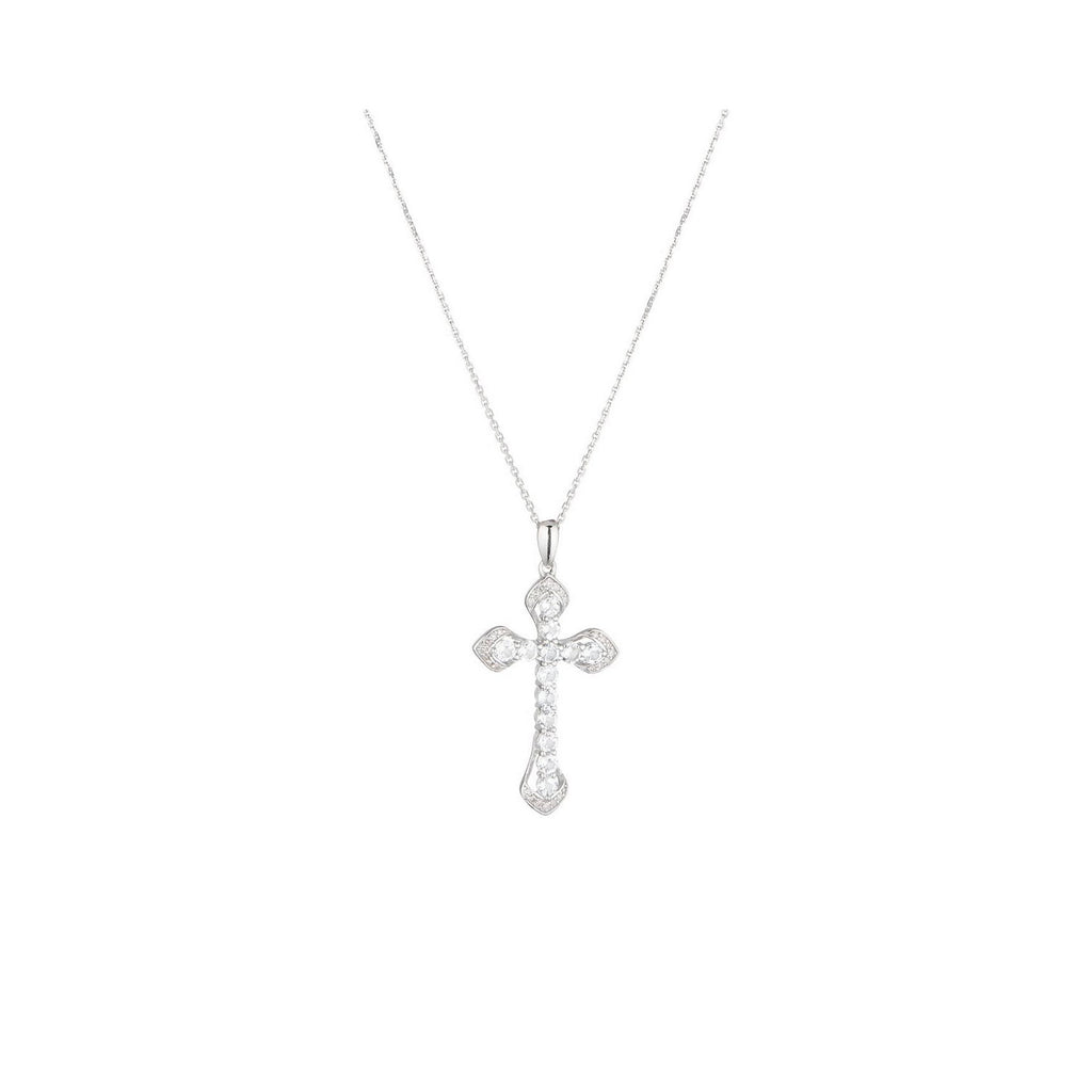 "Padawa" Pendant D 0.10/28 Blue Topaz 1.95/13 - 375/1000 White Gold