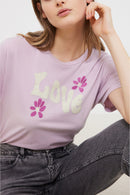 T-Shirt Tacha - Lilas