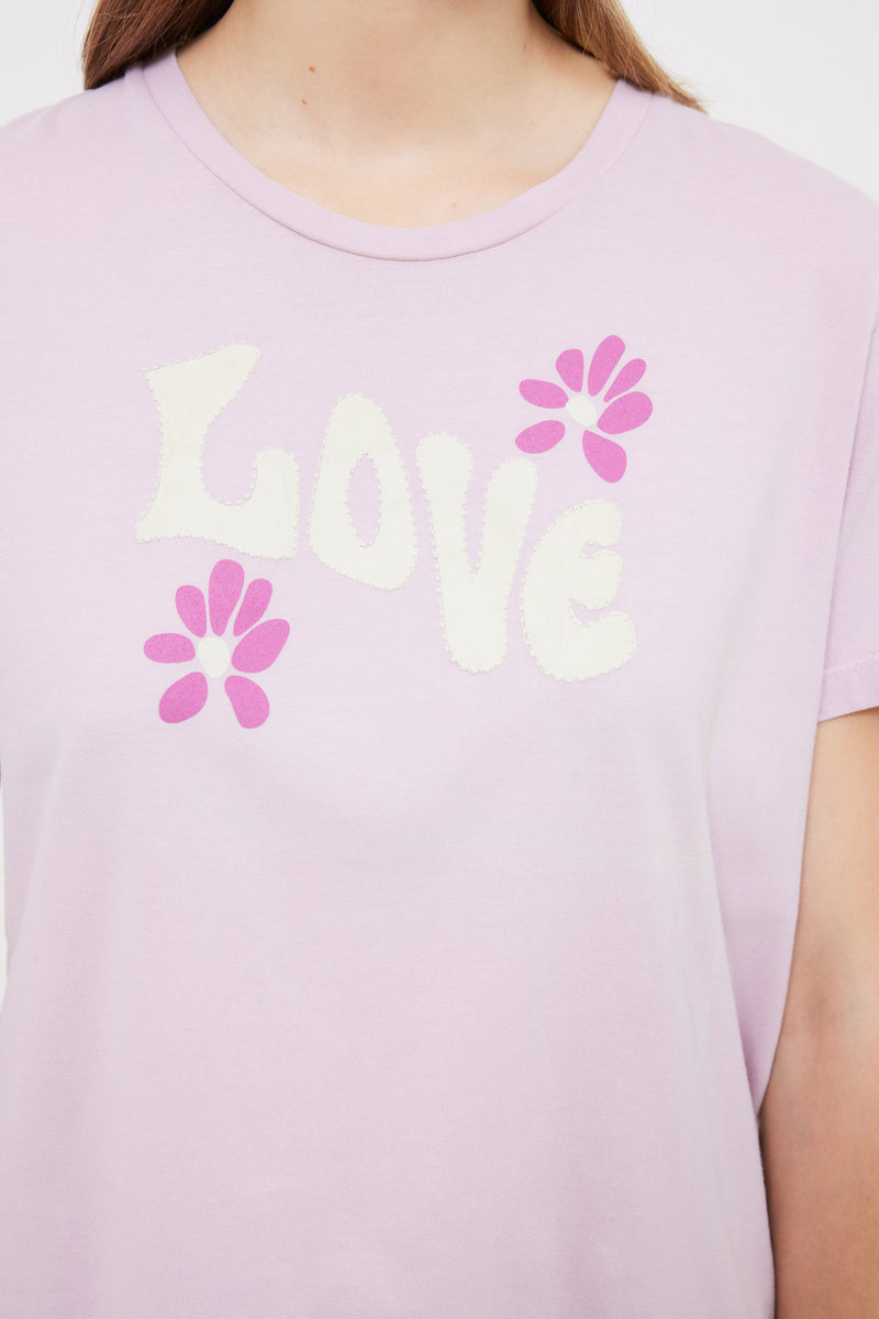 T-Shirt Tacha - Lilas
