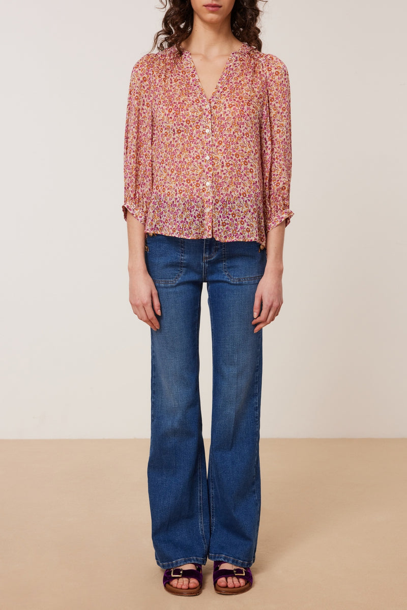 Chemise Carolle - Fuchsia