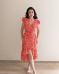 Floral Midi Dress - Camille