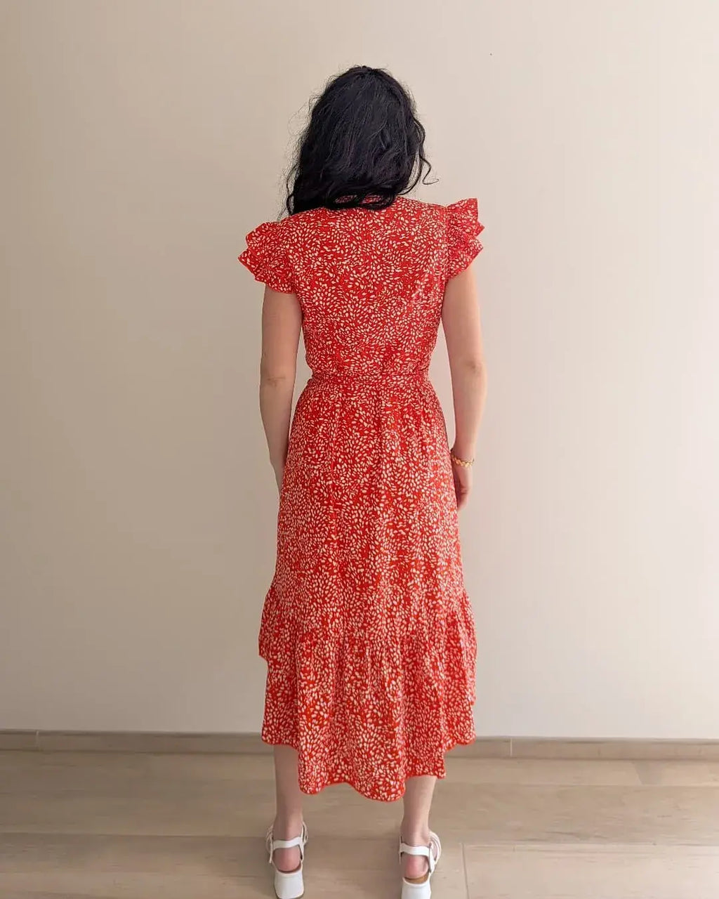 Floral Midi Dress - Camille