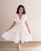 Ruffled Dress - Jade