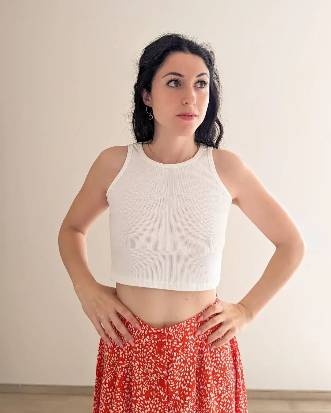 Crop Top Côtelé - Yoela