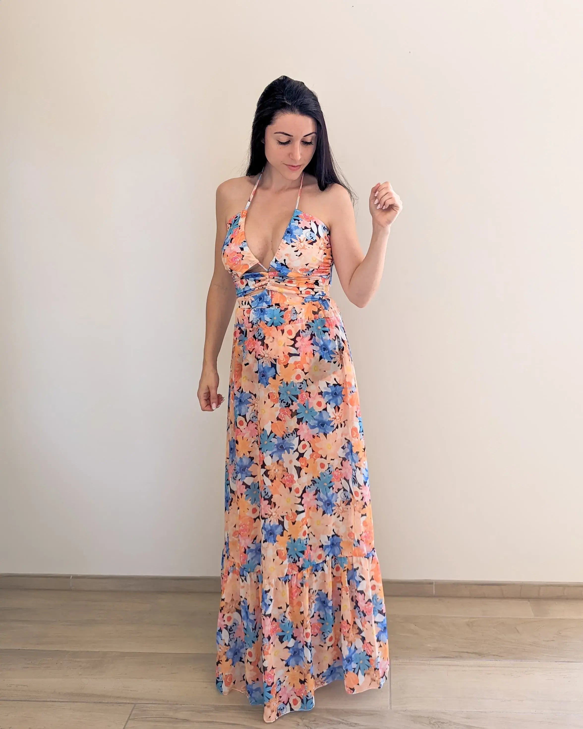 Ensemble Body Et Jupe Fleuri - Baïa