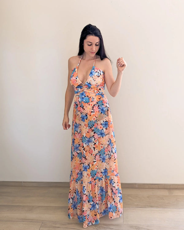 Conjunto Body Y Falda Floral - Baïa