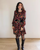 Robe Courte Motifs Colorés - Agathe