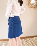 Falda Vaquera Azul Denim - Jaspeado