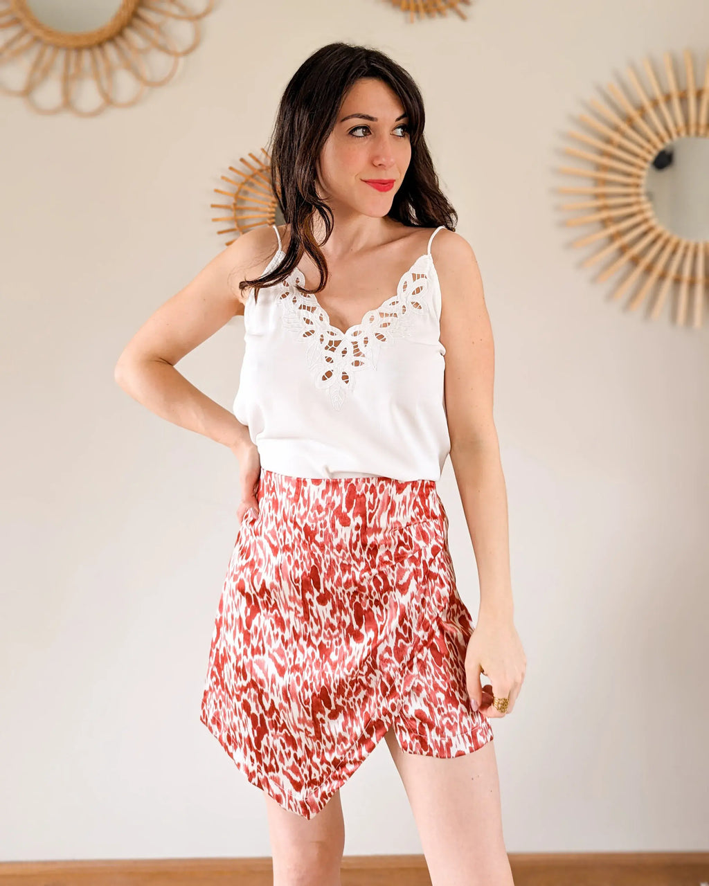 Falda pantalón roja - Zelda