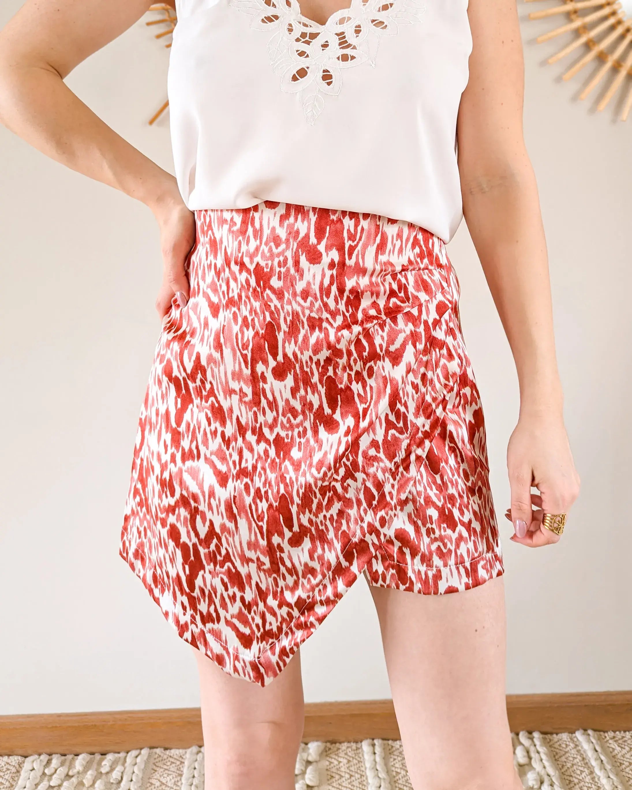 Falda pantalón roja - Zelda
