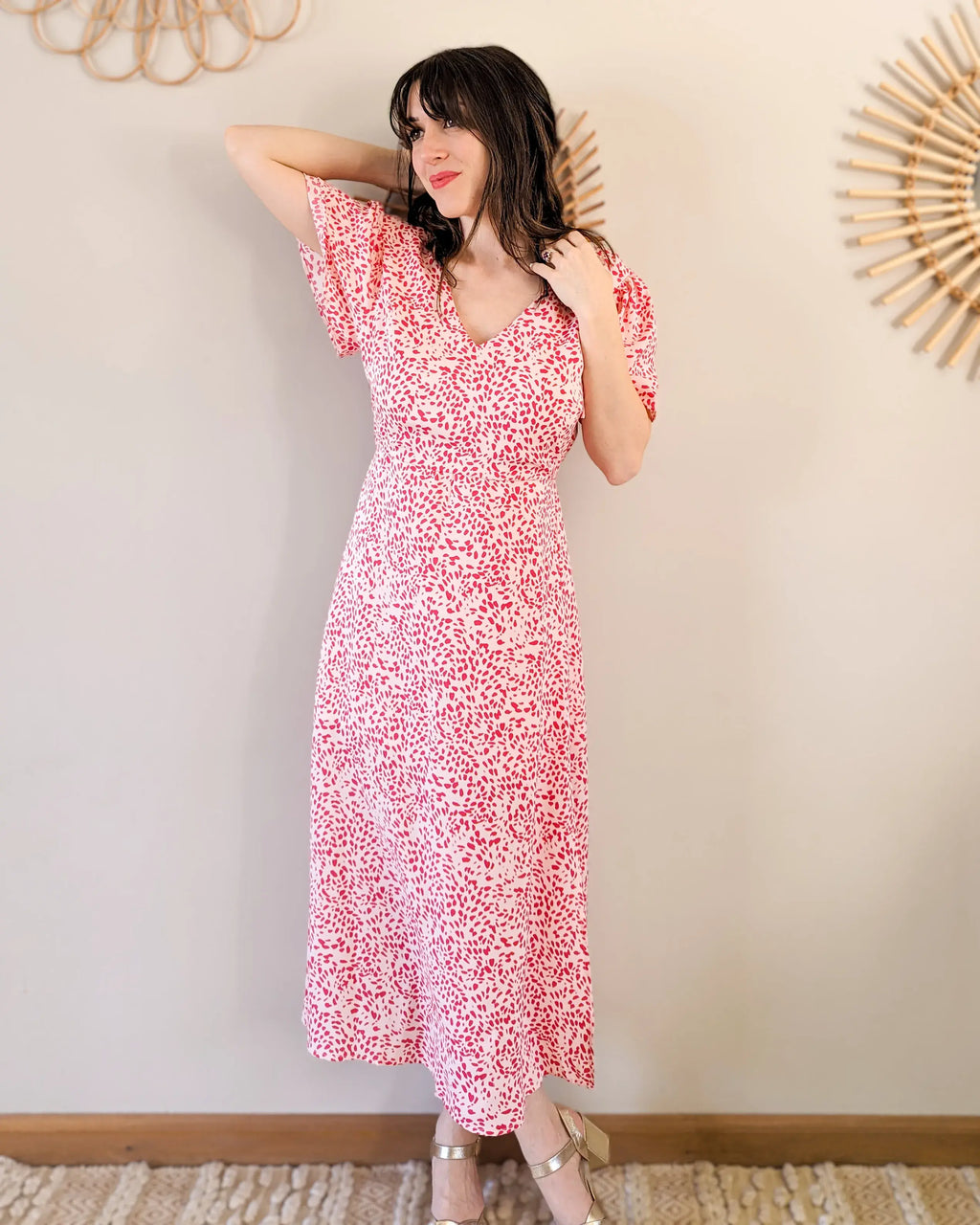 Vestido Largo Estampado - Sibylle