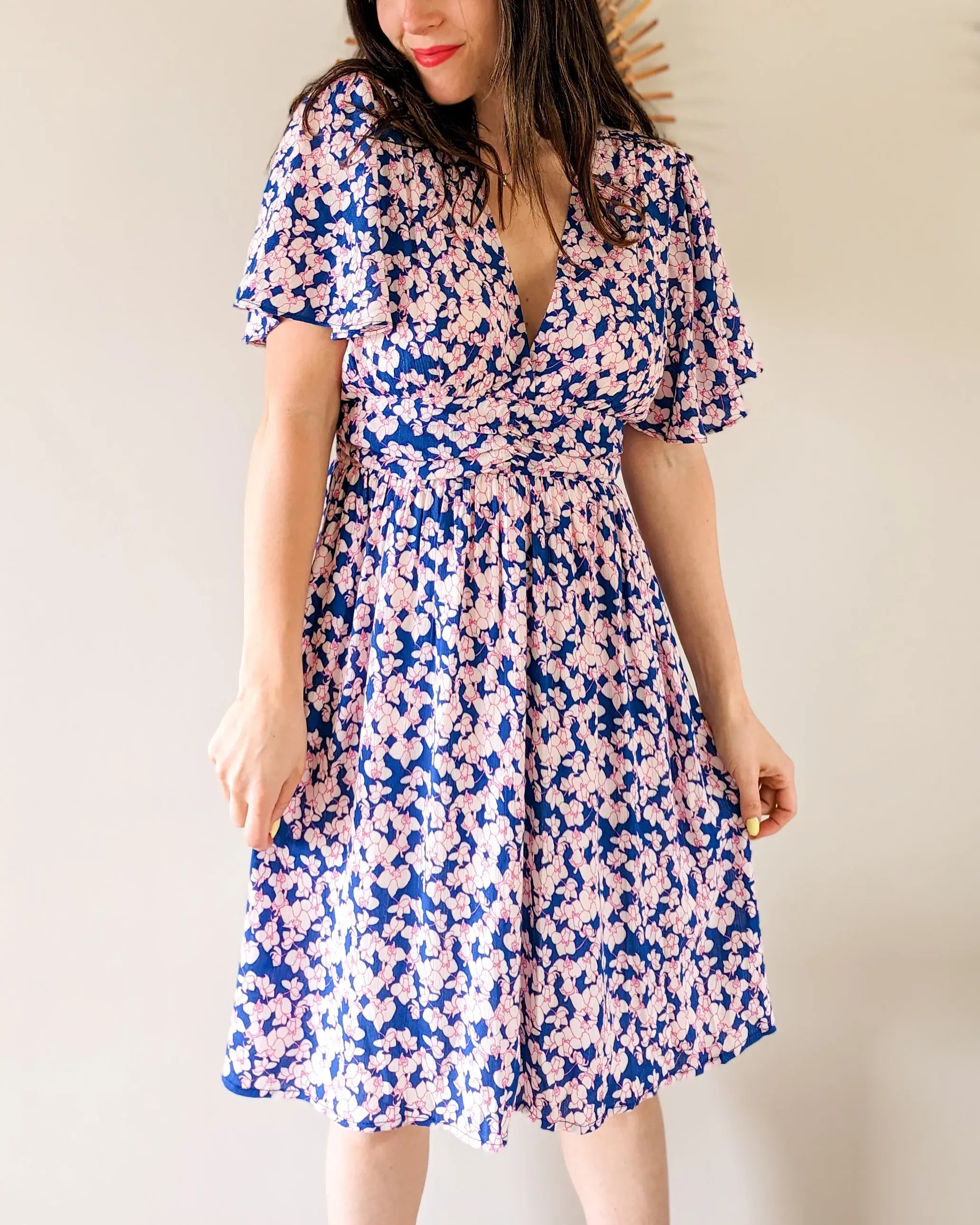 Vestido corto floral - Ámbar