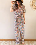 Floral Jumpsuit - Roxane