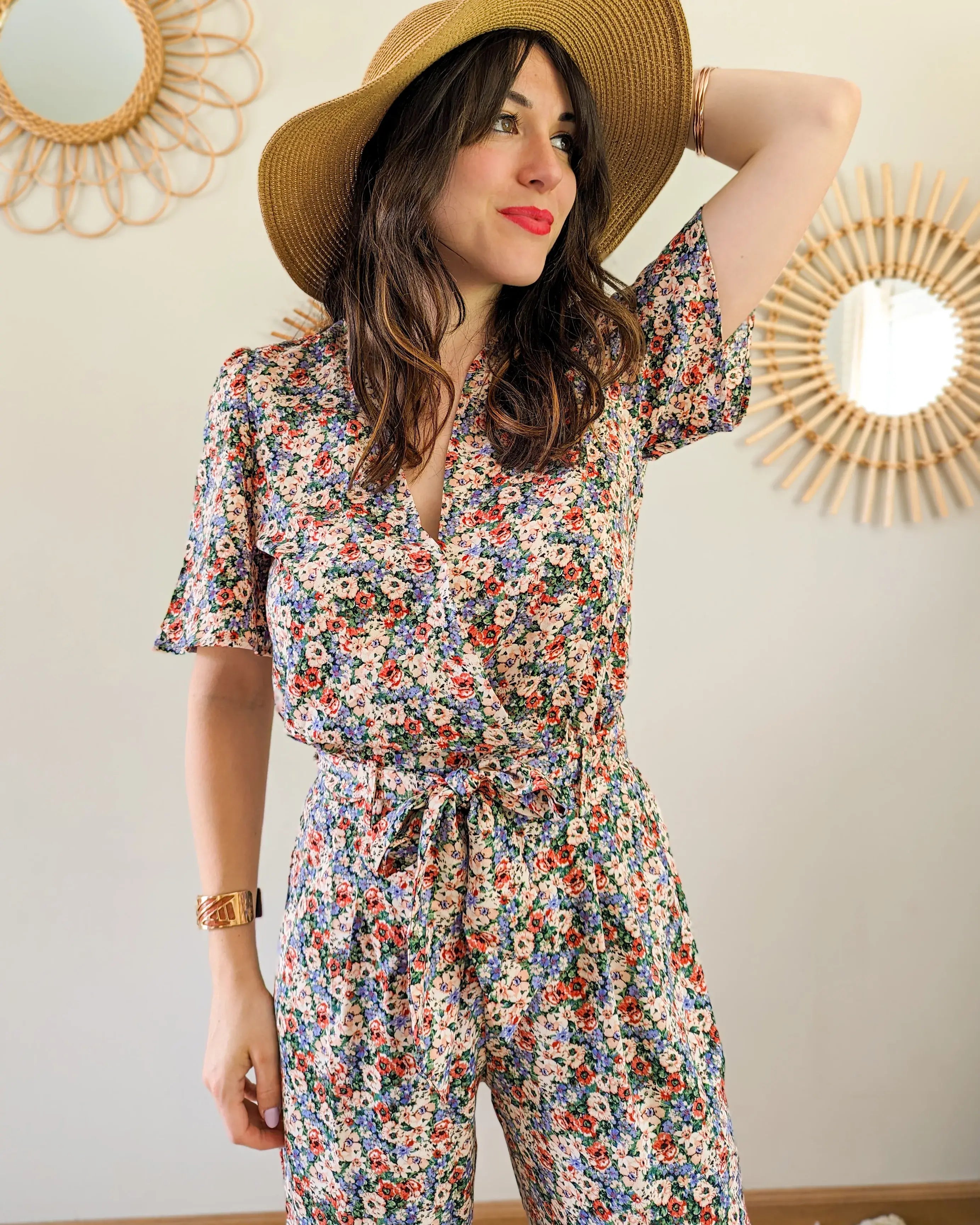 Floral Jumpsuit - Roxane