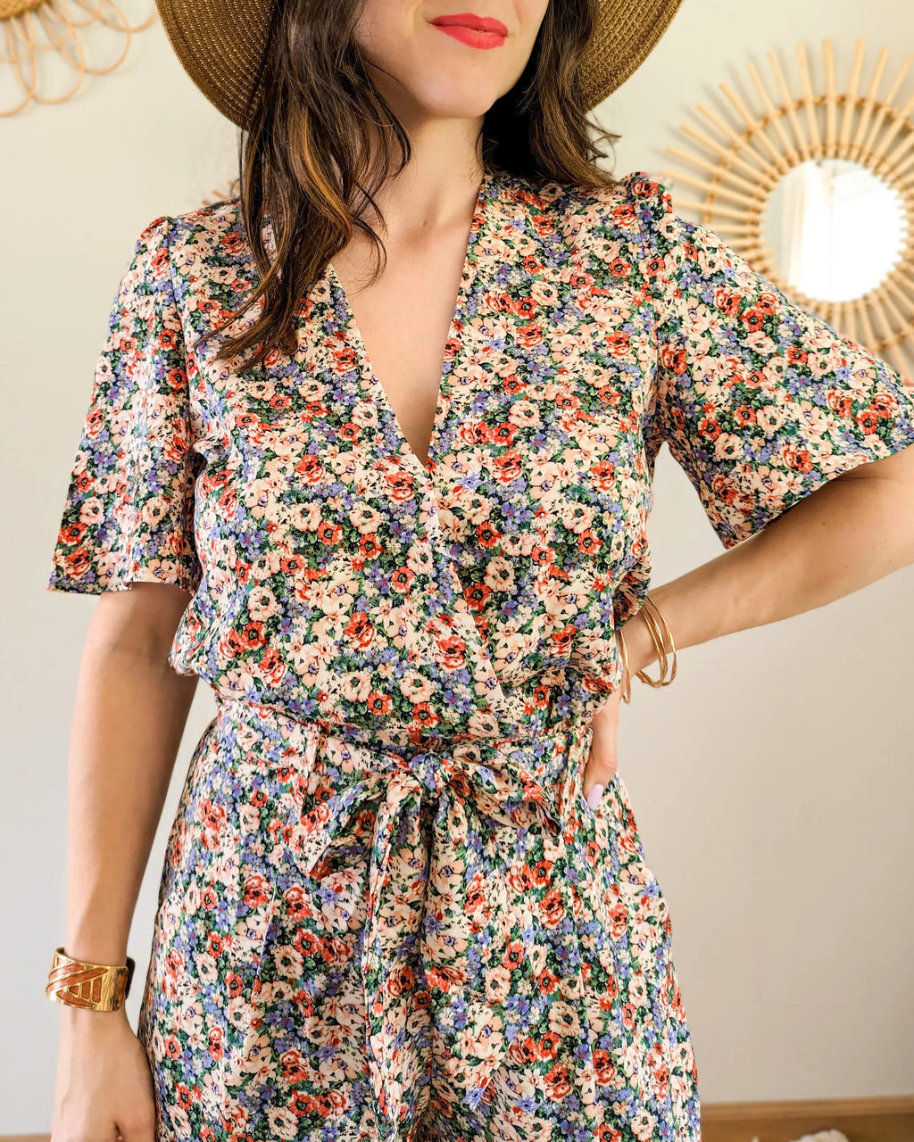Floral Jumpsuit - Roxane